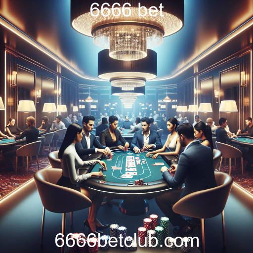 Experimente a Emoção das Poker Rooms no 6666 Bet